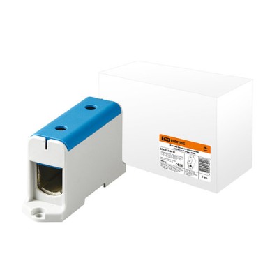 Клемма вводная силовая КВС 35-240 кв.мм. синяя TDM Клемма вводная силовая КВС 35-240 кв.мм. синяя TDM