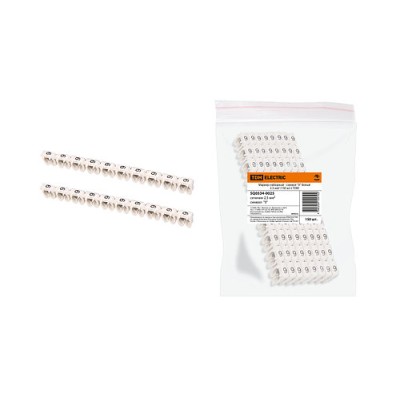 Маркер наборный - символ "9" белый 2,5 мм2 (150 шт.) TDM Маркер наборный - символ "9" белый 2,5 мм2 (150 шт.) TDM