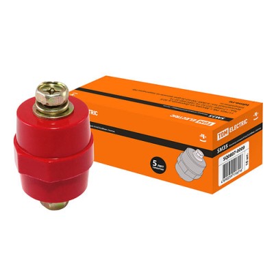 Изолятор SM35 силовой H35xD32xM8мм с болтом TDM Изолятор SM35 силовой H35xD32xM8мм с болтом TDM