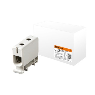 Клемма вводная силовая КВС 6-50 кв.мм. серая TDM Клемма вводная силовая КВС 6-50 кв.мм. серая TDM