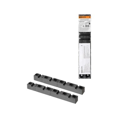 Изолятор шинный плоский ИШП 4П для шин 10 мм, длина 264 мм, межшинное расстояние 70 мм TDM Изолятор шинный плоский ИШП 4П для шин 10 мм, длина 264 мм, межшинное расстояние 70 мм TDM