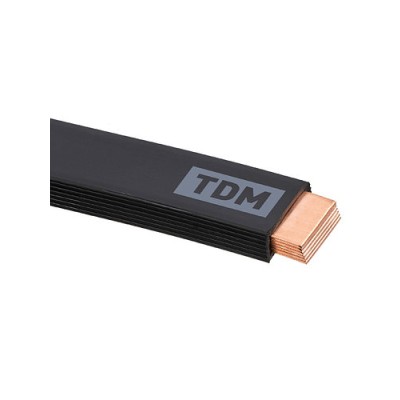 Шина медная гибкая изолированная ШМГ 6х(32х1), 2м, TDM Шина медная гибкая изолированная ШМГ 6х(32х1), 2м, TDM