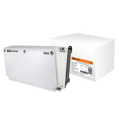 Корпус распределительного устройства КРУ, (190х265х170 мм), с устан. панелью (235х125 мм), IP65, TDM Корпус распределительного устройства КРУ, (190х265х170 мм), с устан. панелью (235х125 мм), IP65, TDM