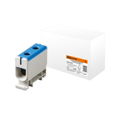 Клемма вводная силовая КВС 6-50 кв.мм. синяя TDM Клемма вводная силовая КВС 6-50 кв.мм. синяя TDM