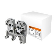 Зажим наборный ЗНИ-2,5мм2 (JXB25А) серый TDM