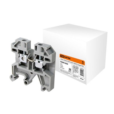 Зажим наборный ЗНИ-2,5мм2 (JXB25А) серый TDM Зажим наборный ЗНИ-2,5мм2 (JXB25А) серый TDM