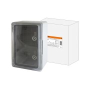 Бокс пластиковый ЩМП-0-6, прозр., крышка ABS, IP65, -45 до +75 С, навесной, (500x400x180) TDM