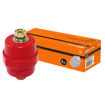 Изолятор SM40 силовой Н40хD40хМ8мм с болтом TDM Изолятор SM40 силовой Н40хD40хМ8мм с болтом TDM