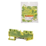 Зажим клеммный безвинтовой ЗКБ PEN быстрого зажима 4 вывода 2,5 мм2 (Ph-C PT 2,5-QUATTRO-PE) TDM