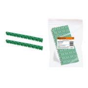 Маркер наборный - символ "5" зеленый 4 мм2 (100 шт.) TDM