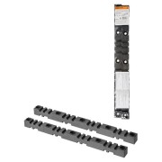 Изолятор шинный плоский ИШП 4П для шин 10 и 10/20 мм, длина 458 мм межшинное расстояние 115 мм TDM