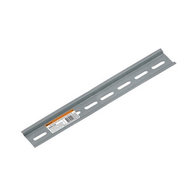 DIN-рейка (30см) оцинкованная инд. штрихкод TDM DIN-рейка (30см) оцинкованная инд. штрихкод TDM