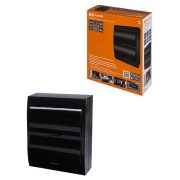 Бокс ЩРН-П-24 модуля навесной пластик IP41, Антрацит TDM