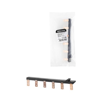 Шина соединительная наборная ШСН 1П 63А 6PIN(тип B) TDM Шина соединительная наборная ШСН 1П 63А 6PIN(тип B) TDM