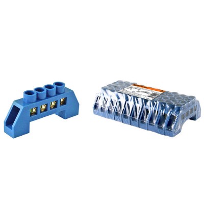 Шина "N" нулевая в изоляторе 6х9мм 4 группы TDM Шина "N" нулевая в изоляторе 6х9мм 4 группы TDM