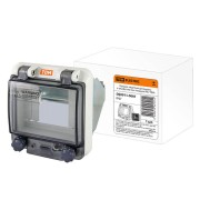 Крышка защитная для выреза в шкафу пластик 4 модуля IP67 TDM