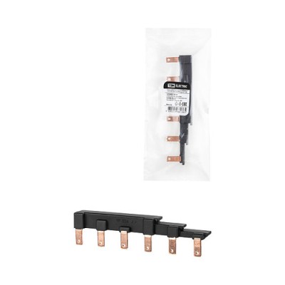 Шина соединительная наборная ШСН 3П 63А 2x3PIN(тип A) TDM Шина соединительная наборная ШСН 3П 63А 2x3PIN(тип A) TDM