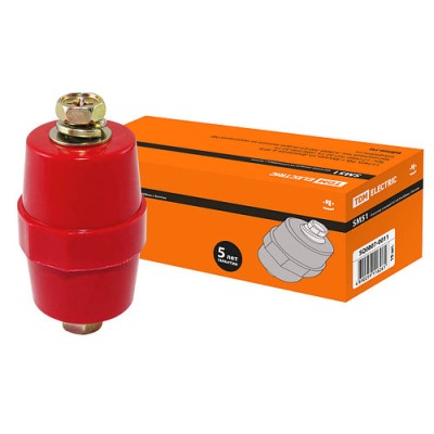 Изолятор SM51 силовой H51xD35xM8мм с болтом TDM Изолятор SM51 силовой H51xD35xM8мм с болтом TDM