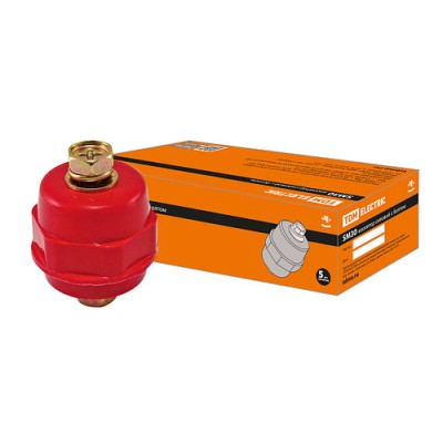 Изолятор SM30 силовой Н30хD27хМ8мм с болтом TDM Изолятор SM30 силовой Н30хD27хМ8мм с болтом TDM