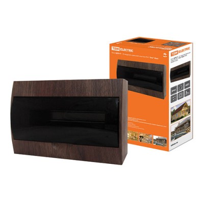 Бокс ЩРН-П-18 модулей навесной пластик IP41 "Эко" (бук) TDM Бокс ЩРН-П-18 модулей навесной пластик IP41 "Эко" (бук) TDM