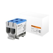 Клемма вводная силовая КВС 4 ввода 6-50 кв.мм.синяя TDM