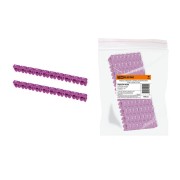 Маркер наборный - символ "7" фиолетовый 4 мм2 (100 шт.) TDM