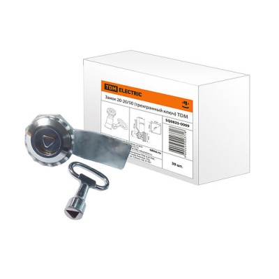 Замок 20-20/50 (трехгранный ключ) TDM Замок 20-20/50 (трехгранный ключ) TDM