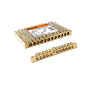 Шина "N" нулевая 8x12мм 12/2 (12 групп/крепеж по краям) TDM