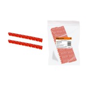 Маркер наборный - символ "2" красный 2,5 мм2 (150 шт.) TDM