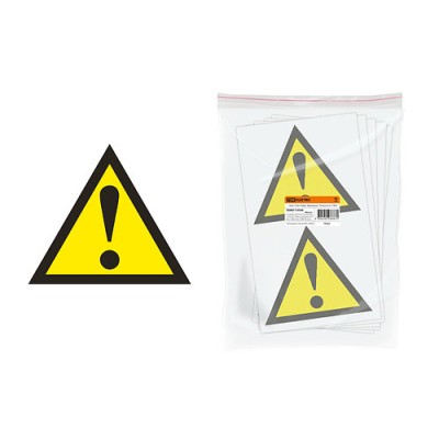 Знак 150х150мм "Внимание. Опасность" TDM Знак 150х150мм "Внимание. Опасность" TDM