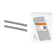 Маркер наборный - символ "8" серый 4 мм2 (100 шт.) TDM