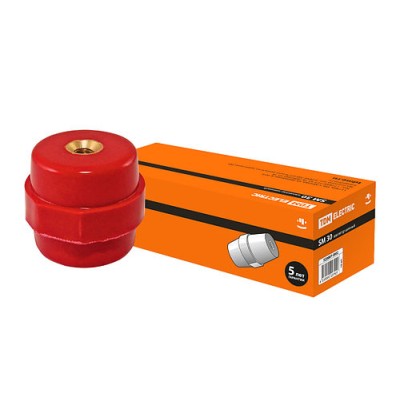 Изолятор SM30 силовой Н30хD27хМ6мм TDM Изолятор SM30 силовой Н30хD27хМ6мм TDM