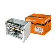 Модульный распределительный блок на DIN-рейку МРБ-100 2П 100А 2х7 групп TDM