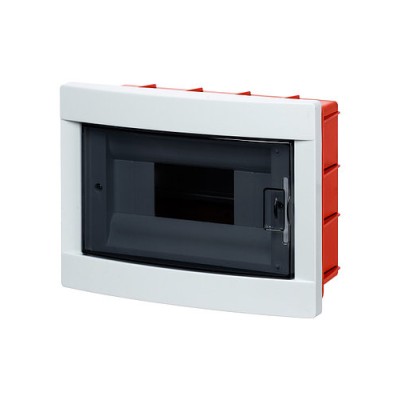 Бокс ЩРВ-ПМ-8 модулей, встраиваемый, АБС-пластик, IP40, Народный Бокс ЩРВ-ПМ-8 модулей, встраиваемый, АБС-пластик, IP40, Народный