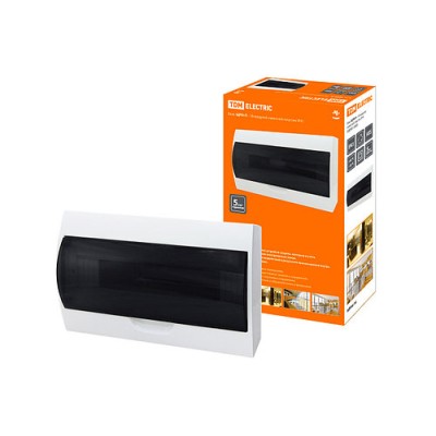 Бокс ЩРН-П-18модулей навесной пластик IP41 TDM Бокс ЩРН-П-18модулей навесной пластик IP41 TDM