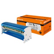 Шина "N" нулевая на DIN-рейку в корпусе 2х15групп TDM