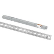 DIN-рейка алюминиевая усиленная перфорированная 35х7,5х1,5х1000мм TDM