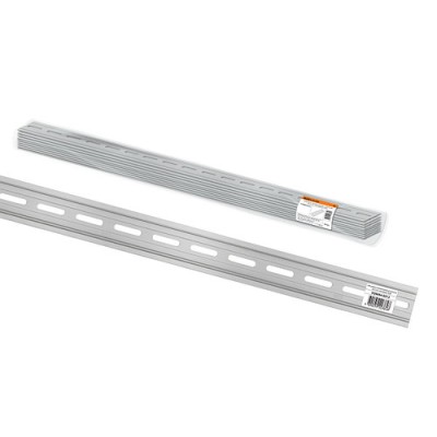 DIN-рейка алюминиевая усиленная перфорированная 35х7,5х1,5х1000мм TDM DIN-рейка алюминиевая усиленная перфорированная 35х7,5х1,5х1000мм TDM