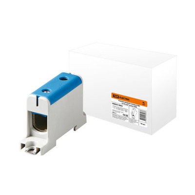 Клемма вводная силовая КВС 16-95 кв.мм. синяя TDM Клемма вводная силовая КВС 16-95 кв.мм. синяя TDM