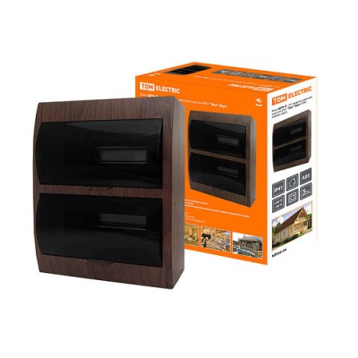 Бокс ЩРН-П-24 модулей навесной пластик IP41 "Эко" (бук) TDM Бокс ЩРН-П-24 модулей навесной пластик IP41 "Эко" (бук) TDM