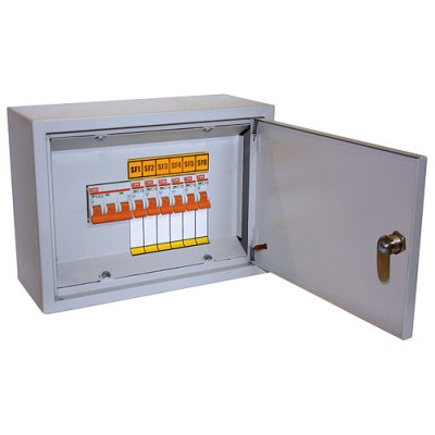 Осветительный щиток с выключателем ОЩВ-6 (63А/16А) 220х300х120мм TDM Осветительный щиток с выключателем ОЩВ-6 (63А/16А) 220х300х120мм TDM