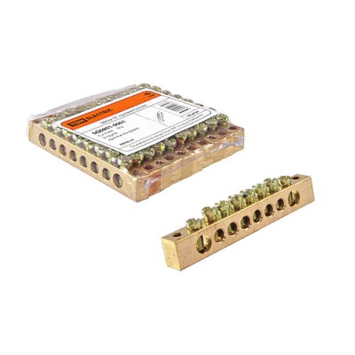 Шина "N" нулевая 6х9мм 8/2 (8групп/крепеж по краям) TDM Шина "N" нулевая 6х9мм 8/2 (8групп/крепеж по краям) TDM