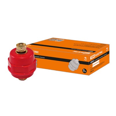 Изолятор SM51 силовой H51xD35xM10мм с болтом TDM Изолятор SM51 силовой H51xD35xM10мм с болтом TDM