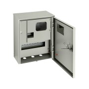 Корпус металлический ЩУ-1ф/1-0-12 IP66 (ЩУРН-1/12 IP66) с опломбировкой счётчика (395х310х165) TDM