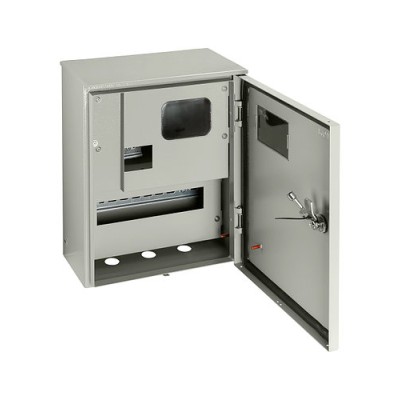 Корпус металлический ЩУ-1ф/1-0-12 IP66 (ЩУРН-1/12 IP66) с опломбировкой счётчика (395х310х165) TDM Корпус металлический ЩУ-1ф/1-0-12 IP66 (ЩУРН-1/12 IP66) с опломбировкой счётчика (395х310х165) TDM