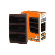 Бокс ЩРН-П-36 модулей навесной пластик IP41 "Эко" (бук) TDM