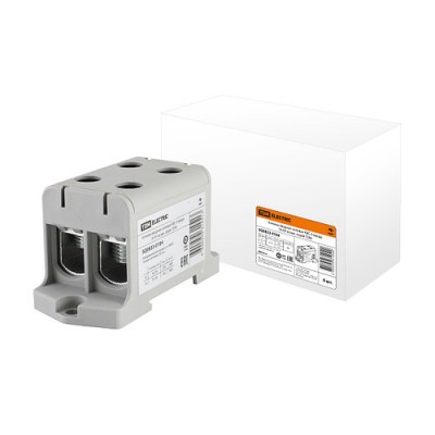 Клемма вводная силовая КВС 4 ввода 16-95 кв.мм. серая TDM Клемма вводная силовая КВС 4 ввода 16-95 кв.мм. серая TDM