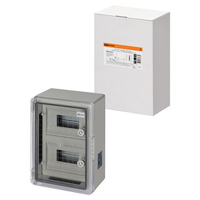 Бокс ЩРН-П-16 модулей, прозр. крышка, ABS, IP65, от -45 до +75 °С, навесной, (250х350х150) TDM Бокс ЩРН-П-16 модулей, прозр. крышка, ABS, IP65, от -45 до +75 °С, навесной, (250х350х150) TDM