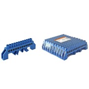 Шина "N" нулевая в изоляторе на DIN-рейку 8x12мм 12 групп TDM