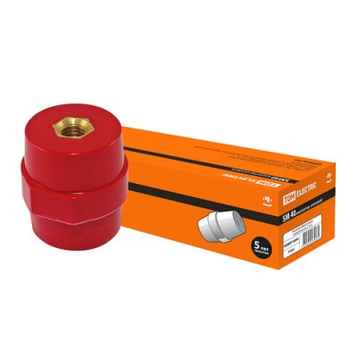 Изолятор SM40 силовой Н40хD40хМ10мм TDM Изолятор SM40 силовой Н40хD40хМ10мм TDM